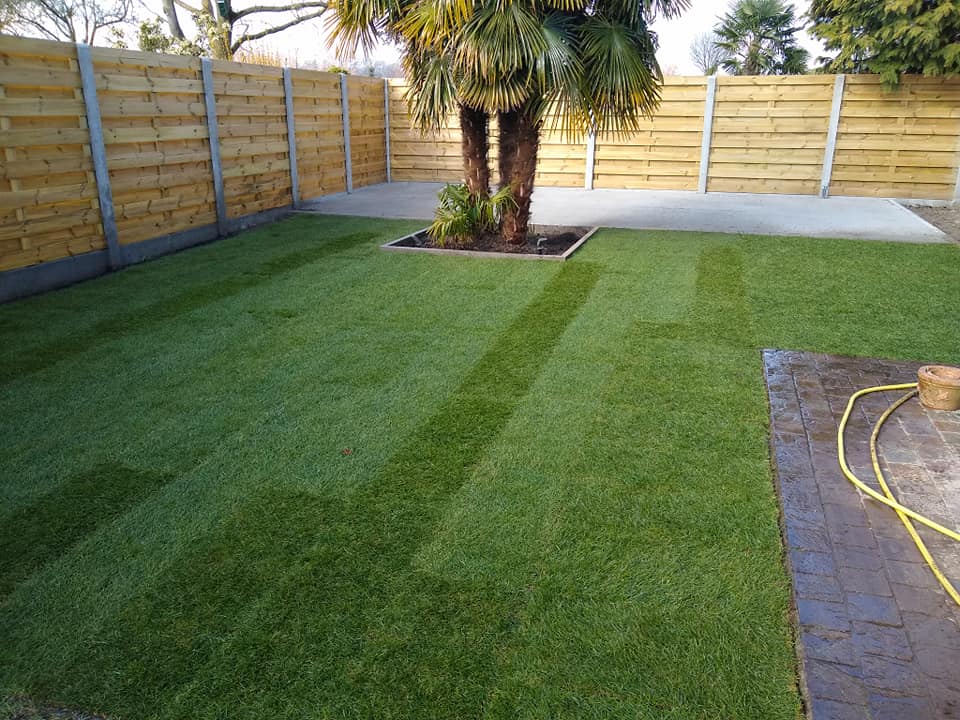 Grasmatten, tuinafsluitingen, enz