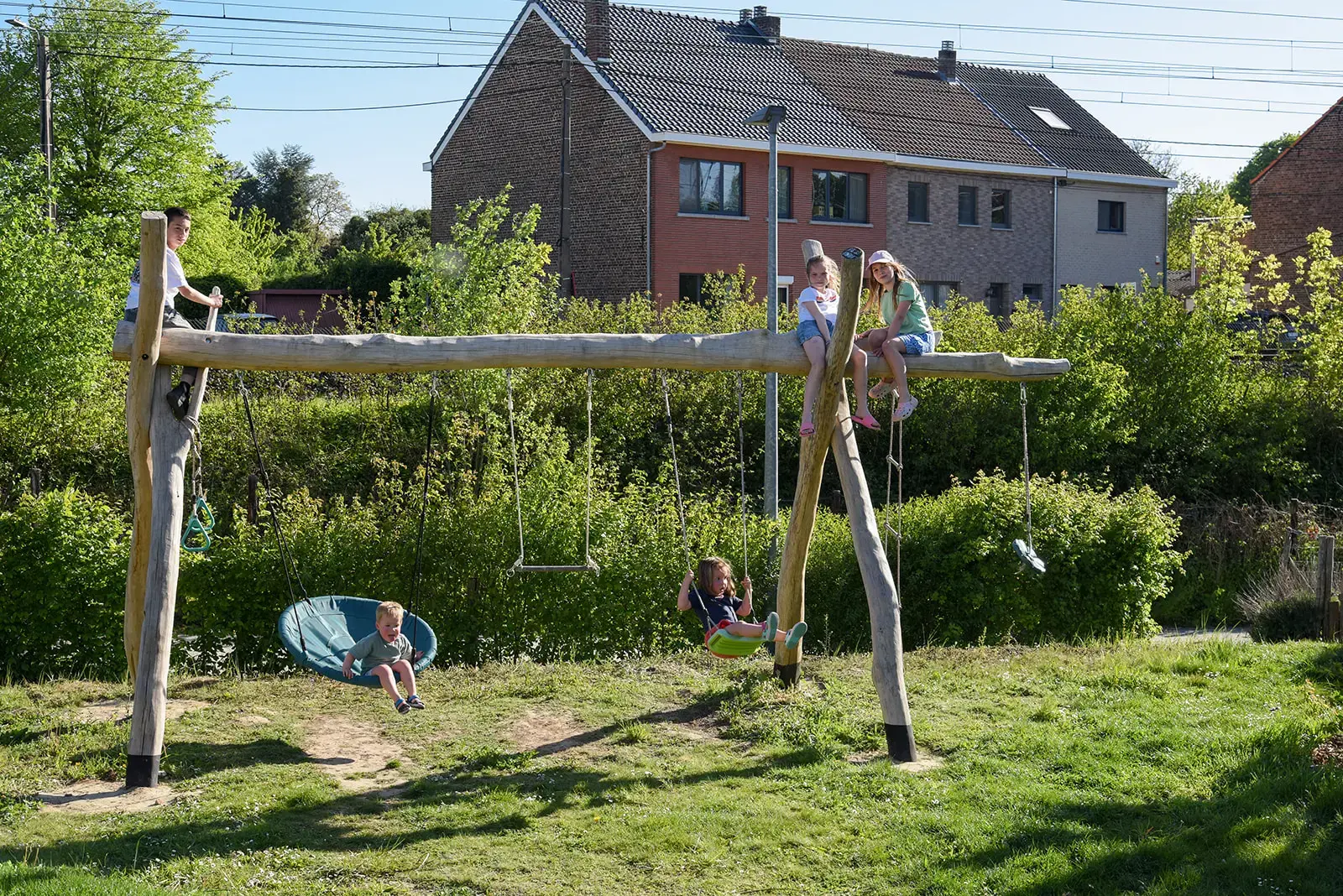 Natuurlijke speelelementen - Tuinaannemer.be