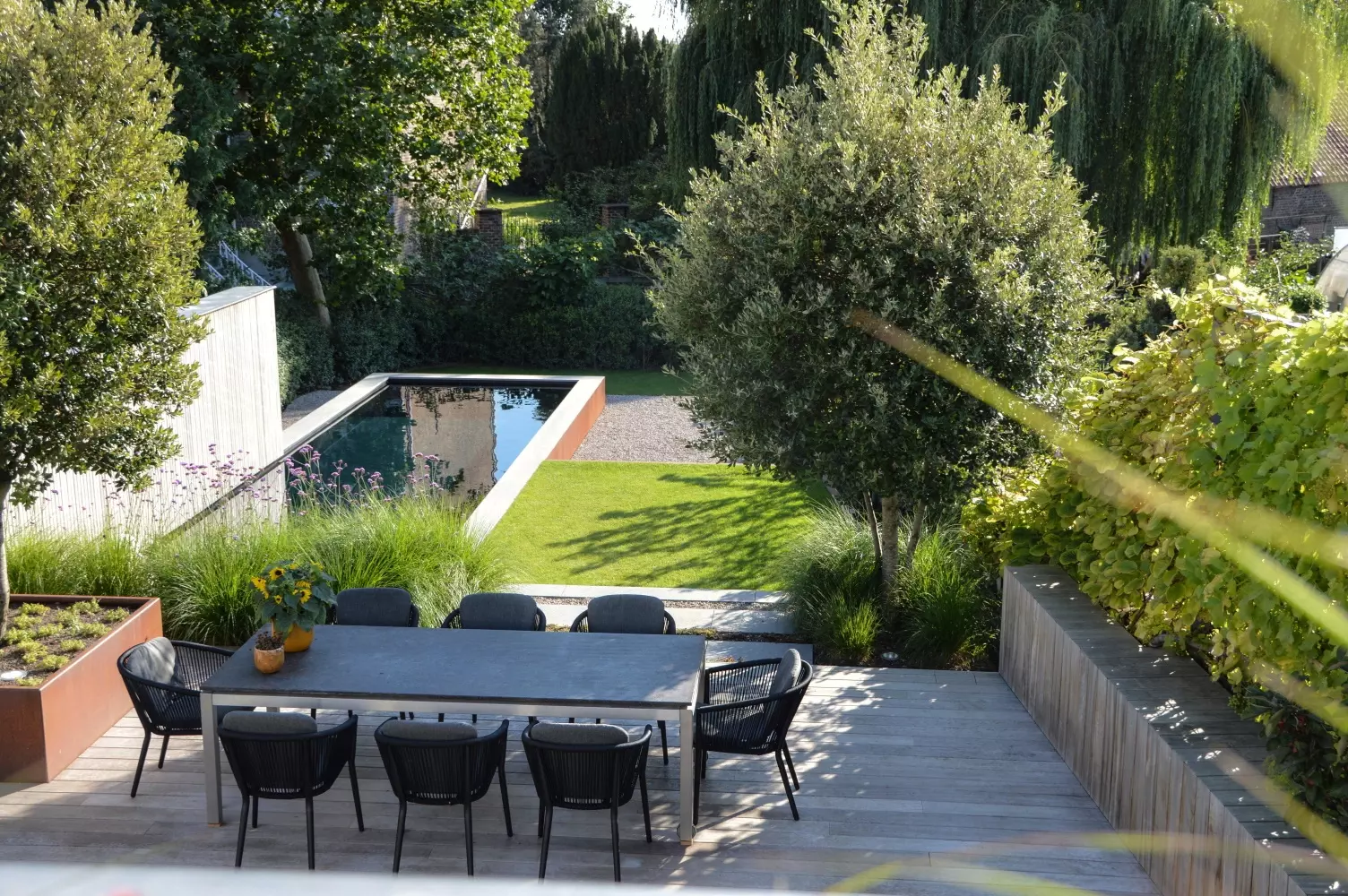 Moderne tuin