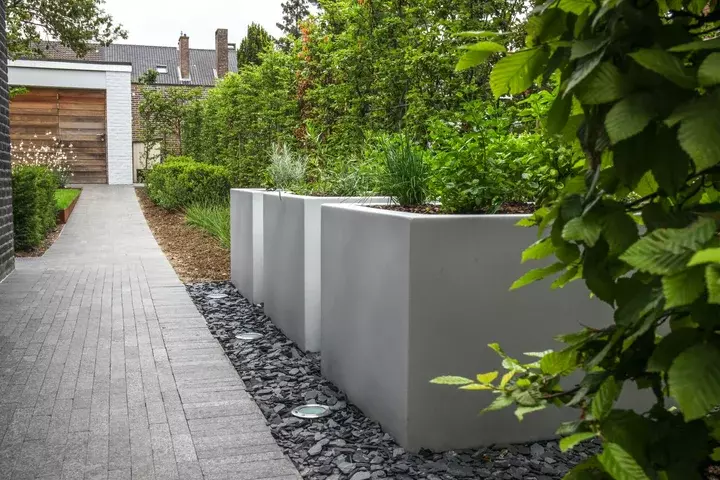 Modern onderhoudsvriendelijk tuinontwerp - Tuinaannemer.be
