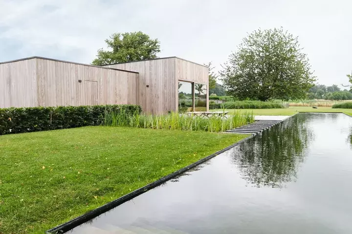Tuin met zwemvijver ontwerpen - Tuinaannemer.be