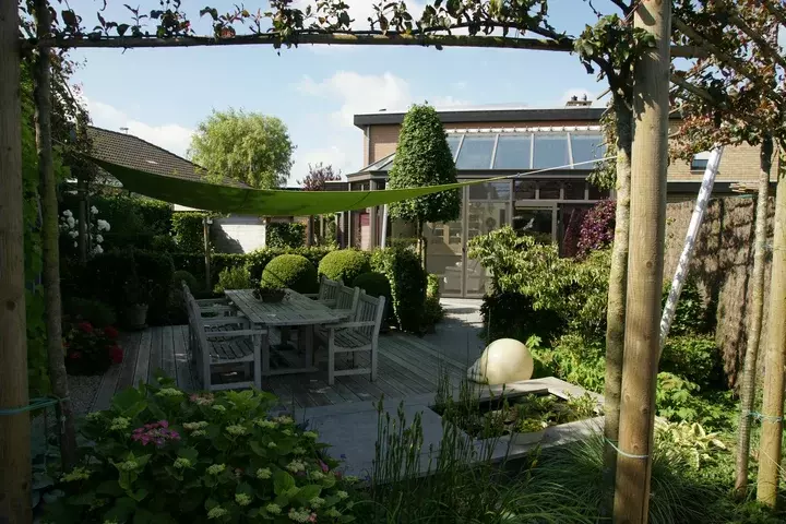 Zonnige en schaduwrijke tuinzones - Tuinaannemer.be