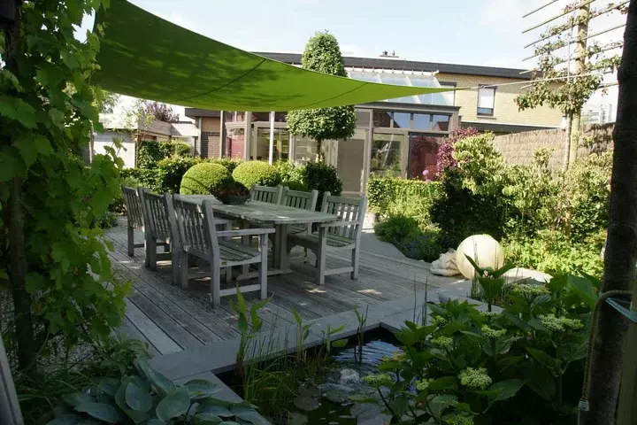 Zonnige en schaduwrijke tuinzones - Tuinaannemer.be