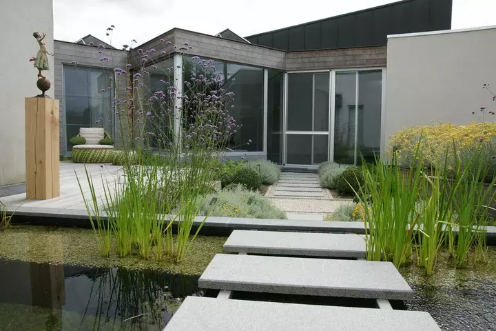 Kruidentuin voortuin - Tuinaannemer.be