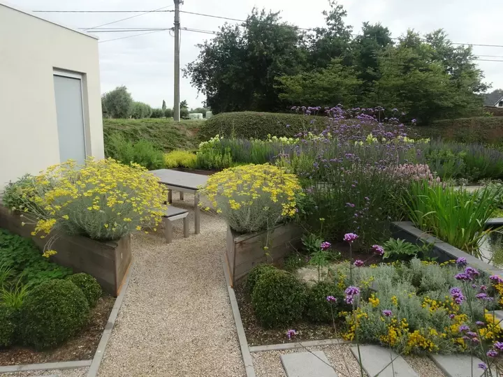 Kruidentuin voortuin - Tuinaannemer.be