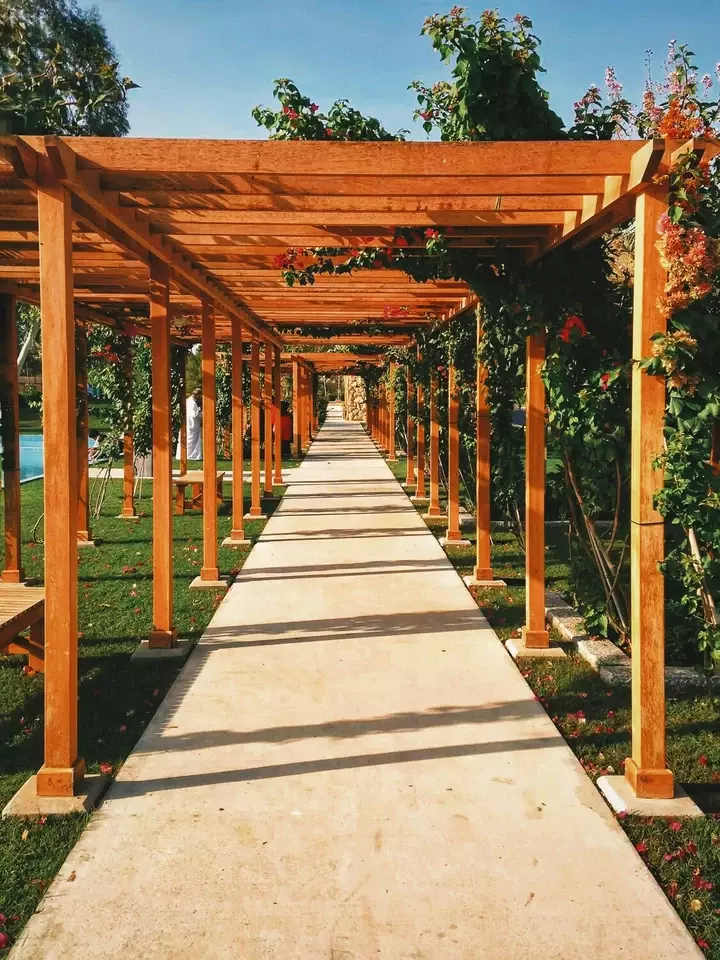Pergola tuinaanleg - Tuinaannemer.be