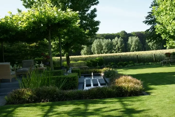Tuinrenovatie landelijke stijl - Tuinaannemer.be