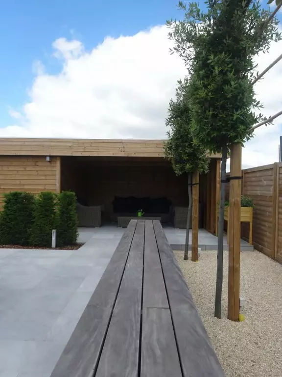 Onderhoudsvriendelijke loungetuin - Tuinaannemer.be