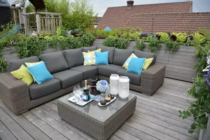 Luxe daktuin met alpiene planten - Tuinaannemer.be