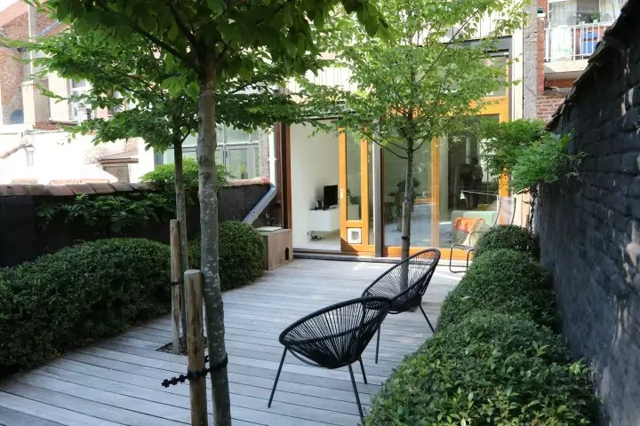 Stadstuin met privacy - Tuinaannemer.be
