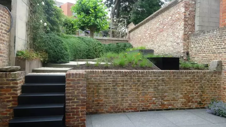Historische binnentuin - Tuinaannemer.be