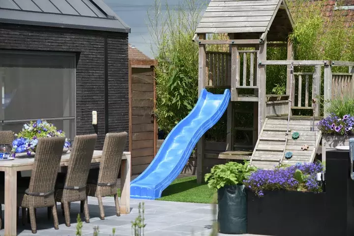 Luxe daktuin met alpiene planten - Tuinaannemer.be
