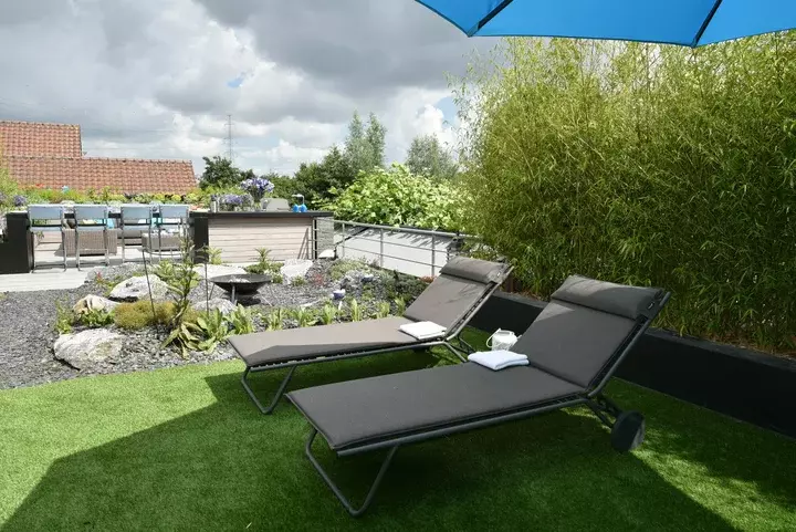 Luxe daktuin met alpiene planten - Tuinaannemer.be