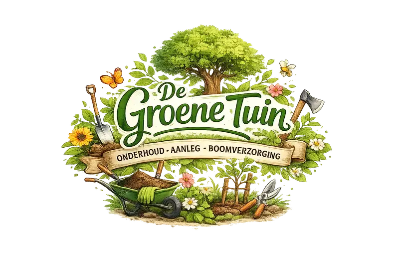 de groene tuin