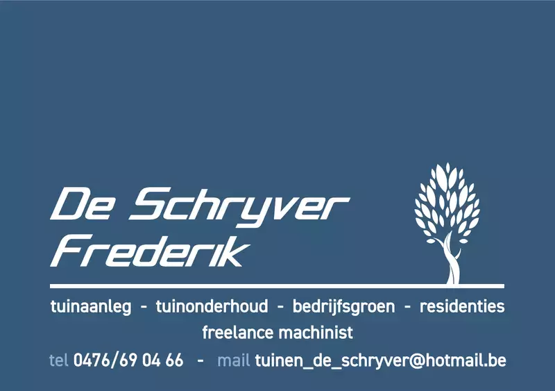 Tuinaanleg & onderhoud Frederik De Schryver
