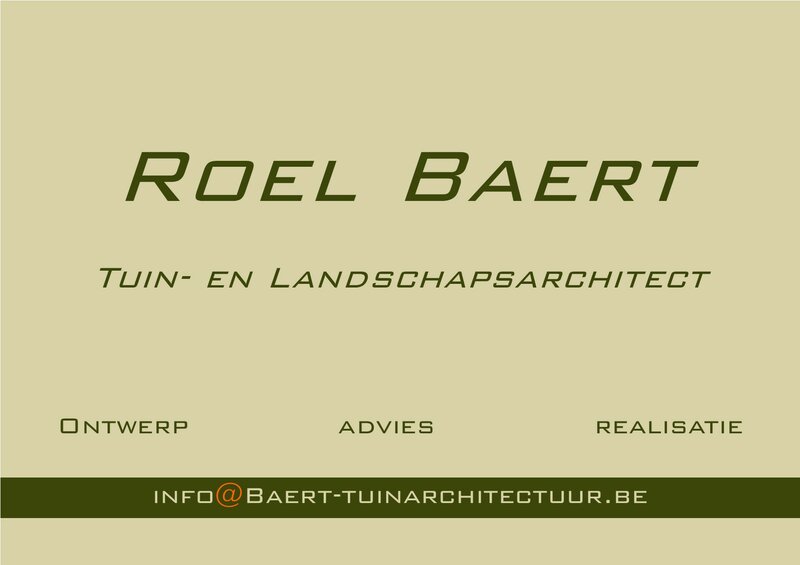 Roel Baert - Tuin- en Landschapsarchitect