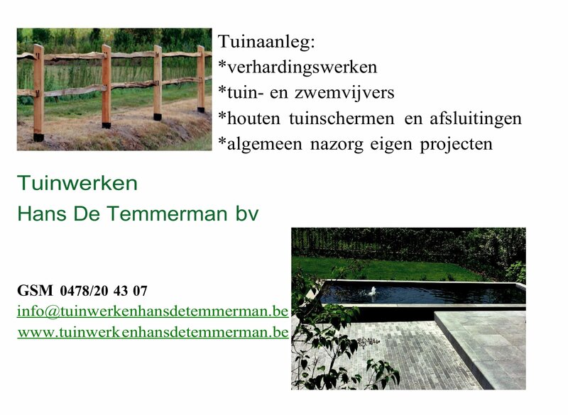 Tuinwerken Hans De Temmerman bv
