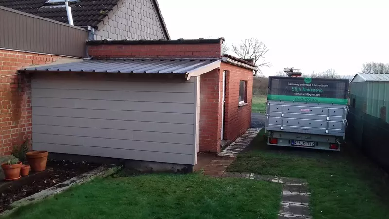 Uitbekleden tuinhuis op maat 