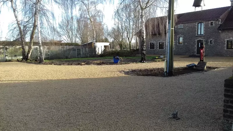 Aanleg oprit 
