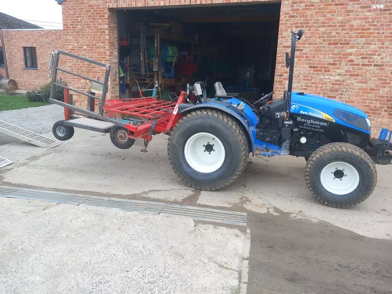 machinaal planten van blote wortels