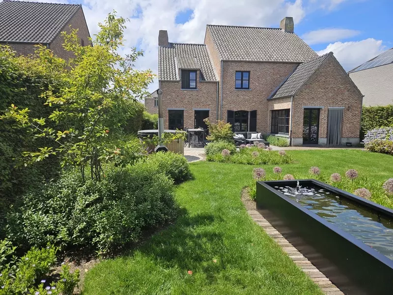 Landelijke achtertuin