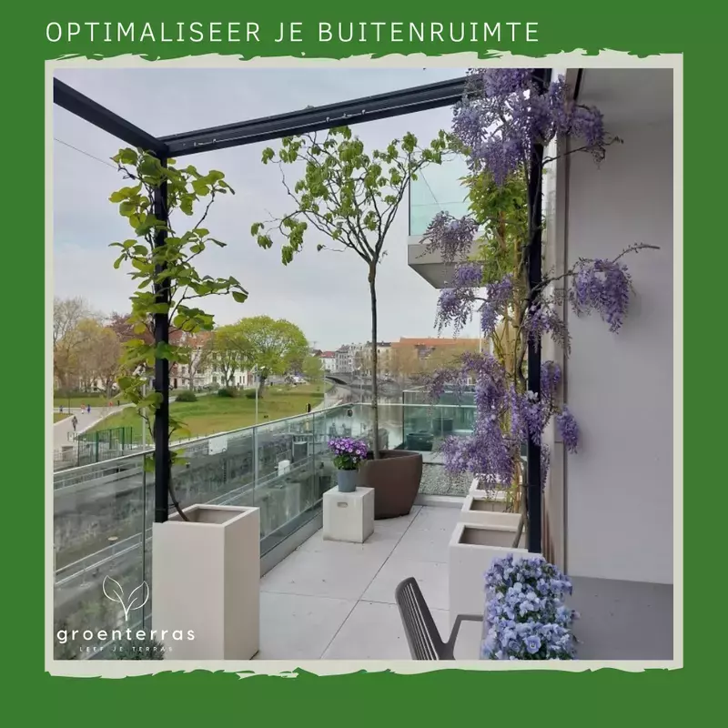 Groenterras balkon