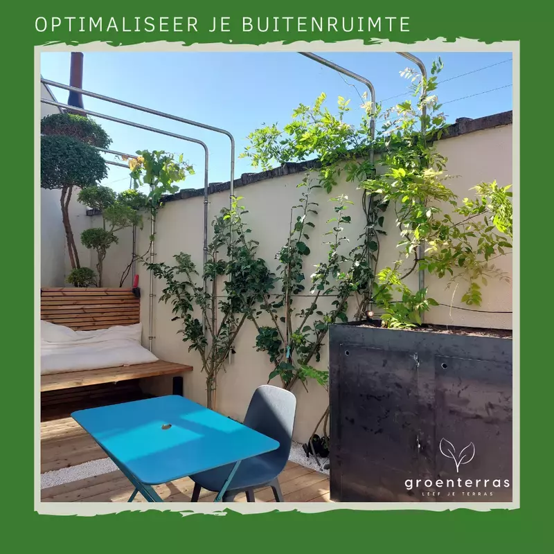 Groenterras pergola