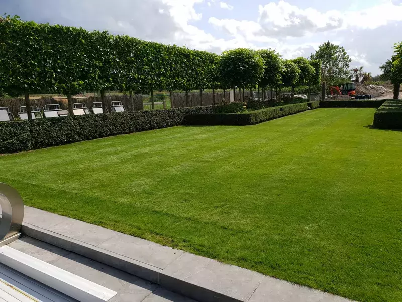 grasmatten en snoeiwerk