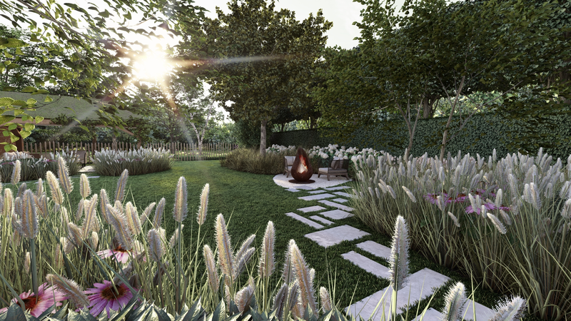 Tuin met speels karakter in Keerbergen