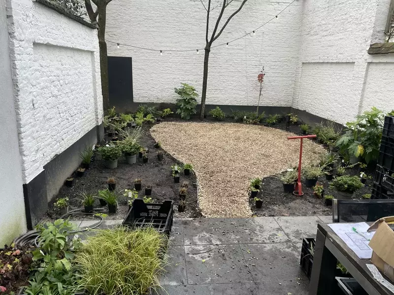 Tuinaanleg project Antwerpen