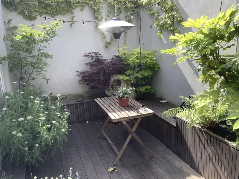 houten terras / essen