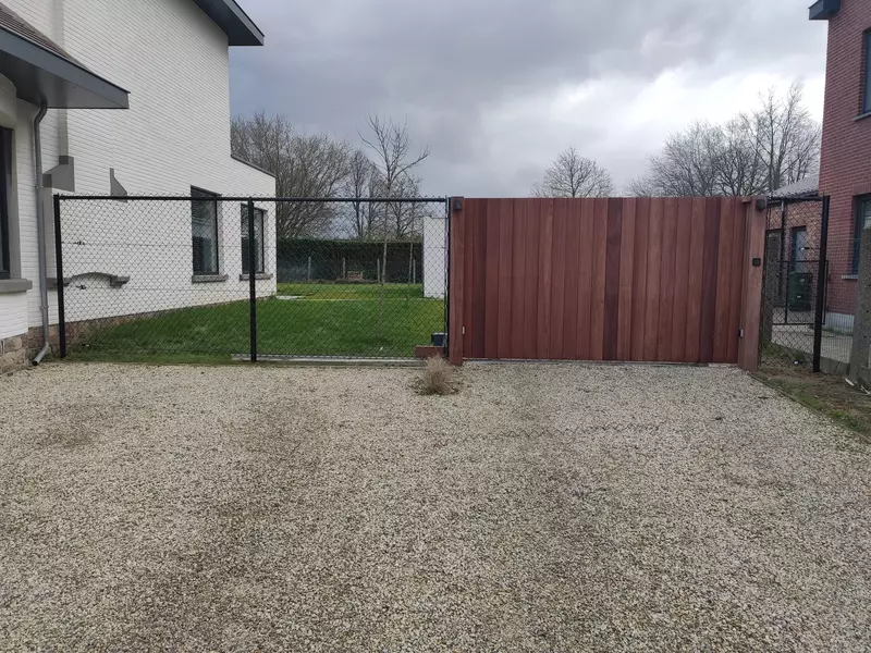 Plaatsing tuindraad
