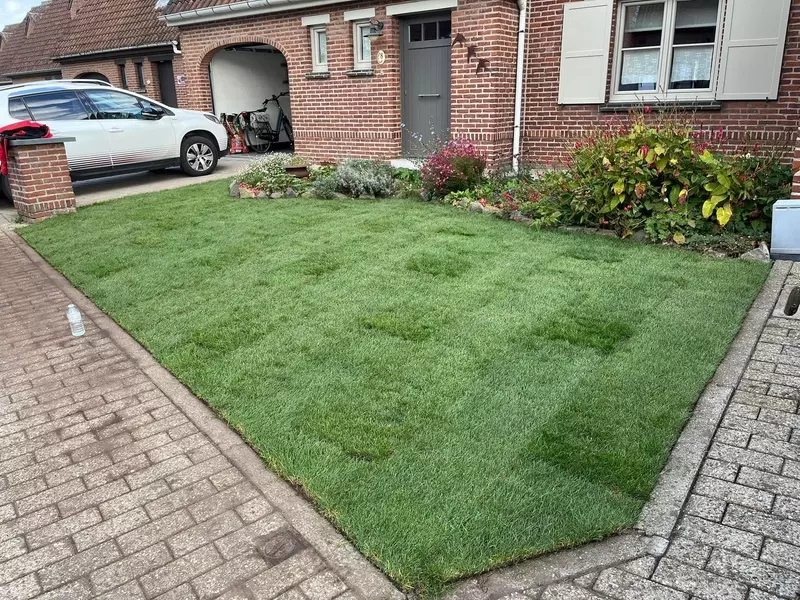 Aanleg grasmatten