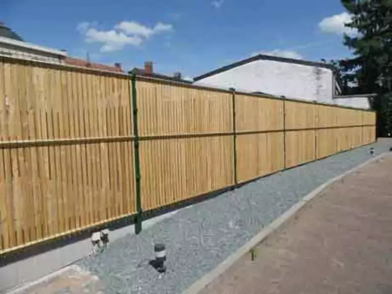 Houten schermen