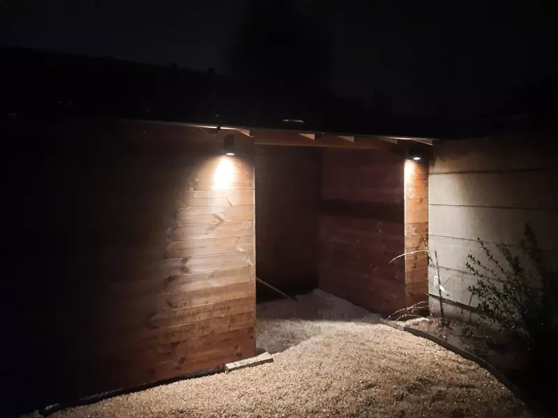 sfeerverlichting berging /zithoekje