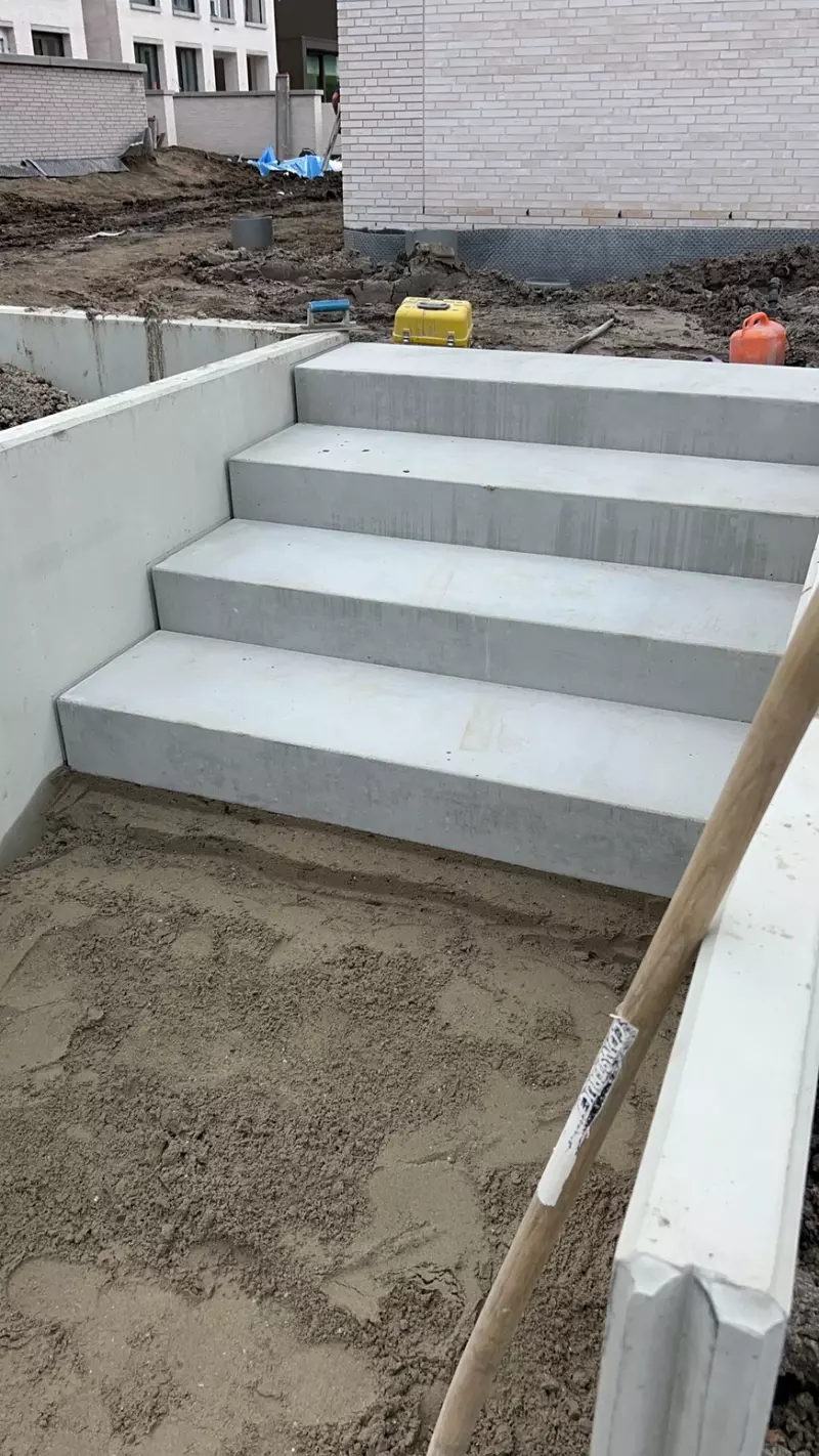 Trap in architectonisch beton