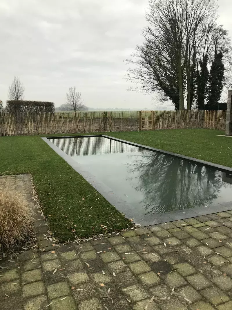 Aanleg zwemvijver in Assenede