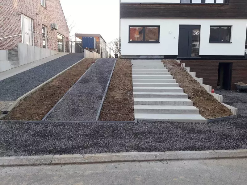 Aanleg voortuin 