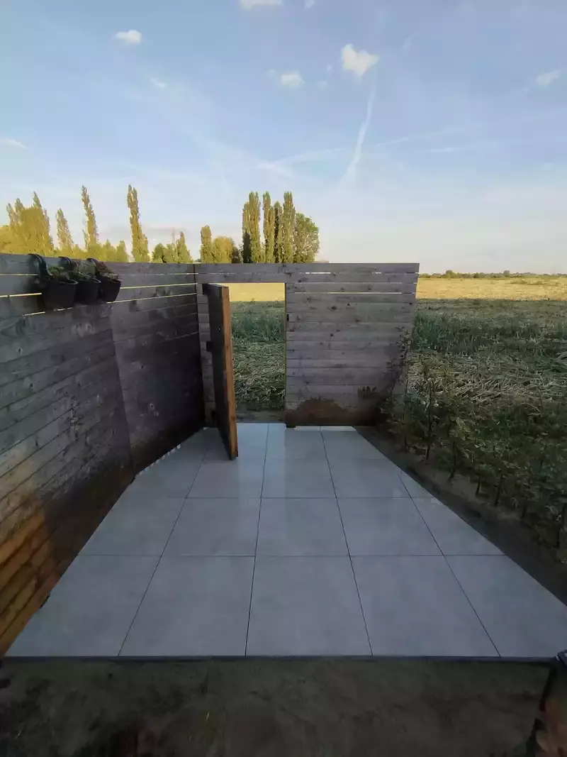 Aanleg verhardingen: terras