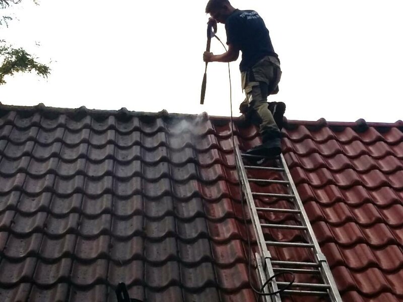 Werken op het dak