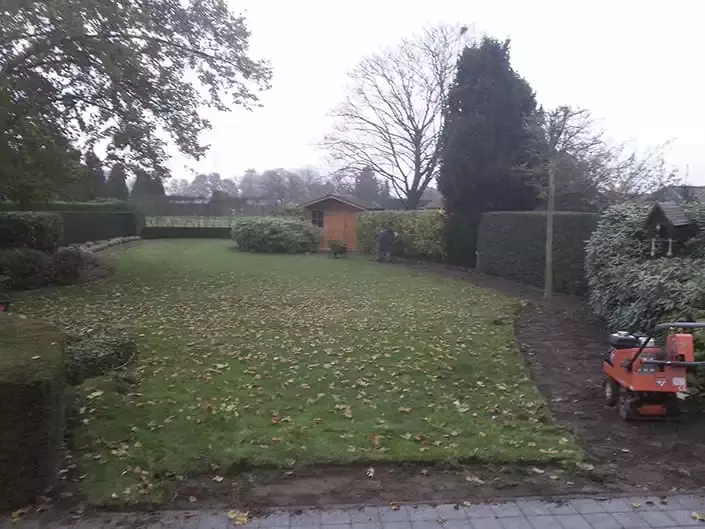 renovatie van een gazon
