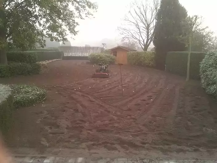 klaarleggen van grond