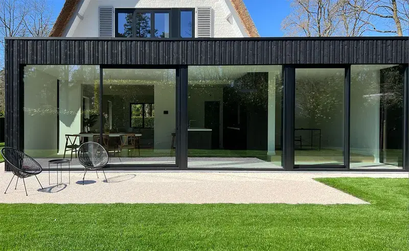 Modern grind terras