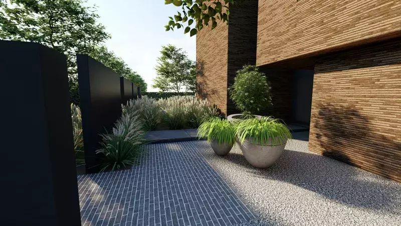 Tuinarchitectuur - voortuin