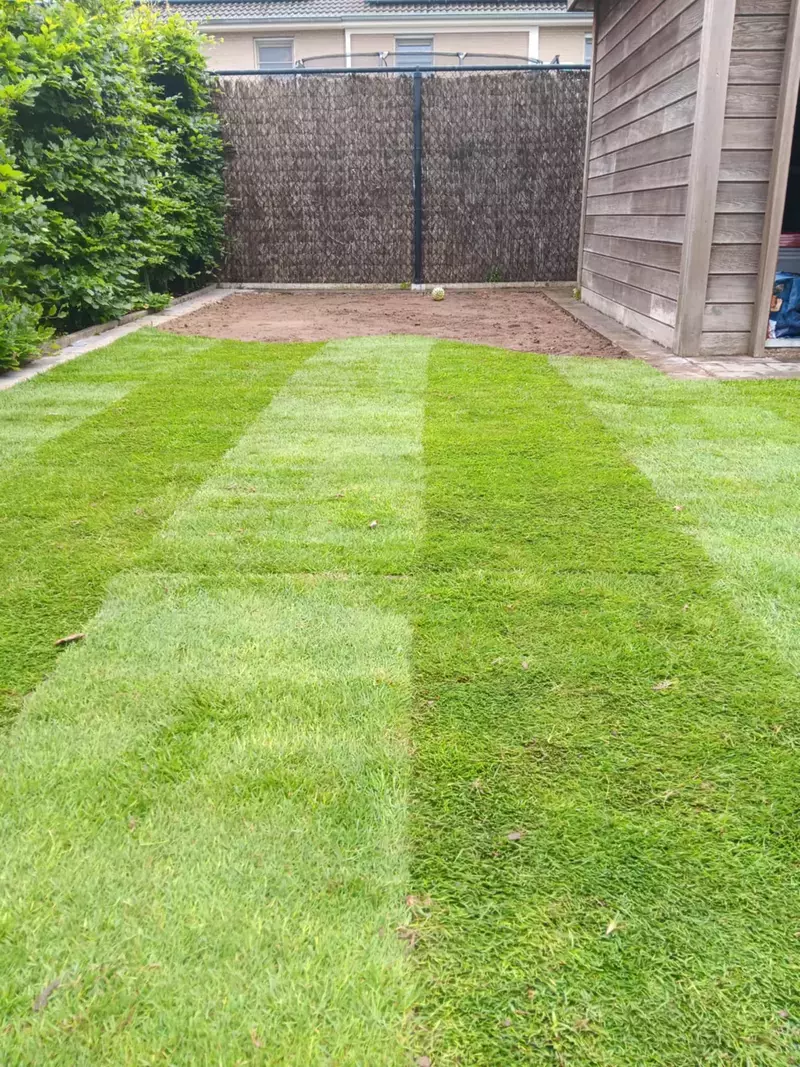 Aanleg grasmatten